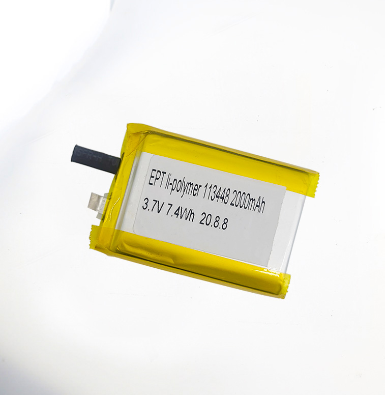3.7V 113448 2000mAh 可穿戴式设备超低温聚合物锂电池 3.7V 113448 2000mAh 可穿戴式设备超低温聚合物锂电池