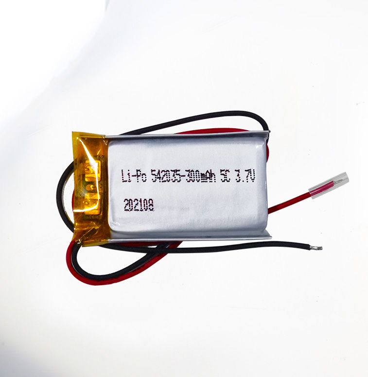 3.7V 542035 300mAh Tracker聚合物锂电池 3.7V 542035 300mAh Tracker聚合物锂电池